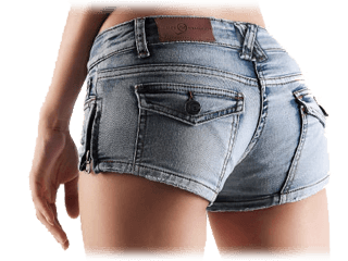 Jeansshorts i Malung